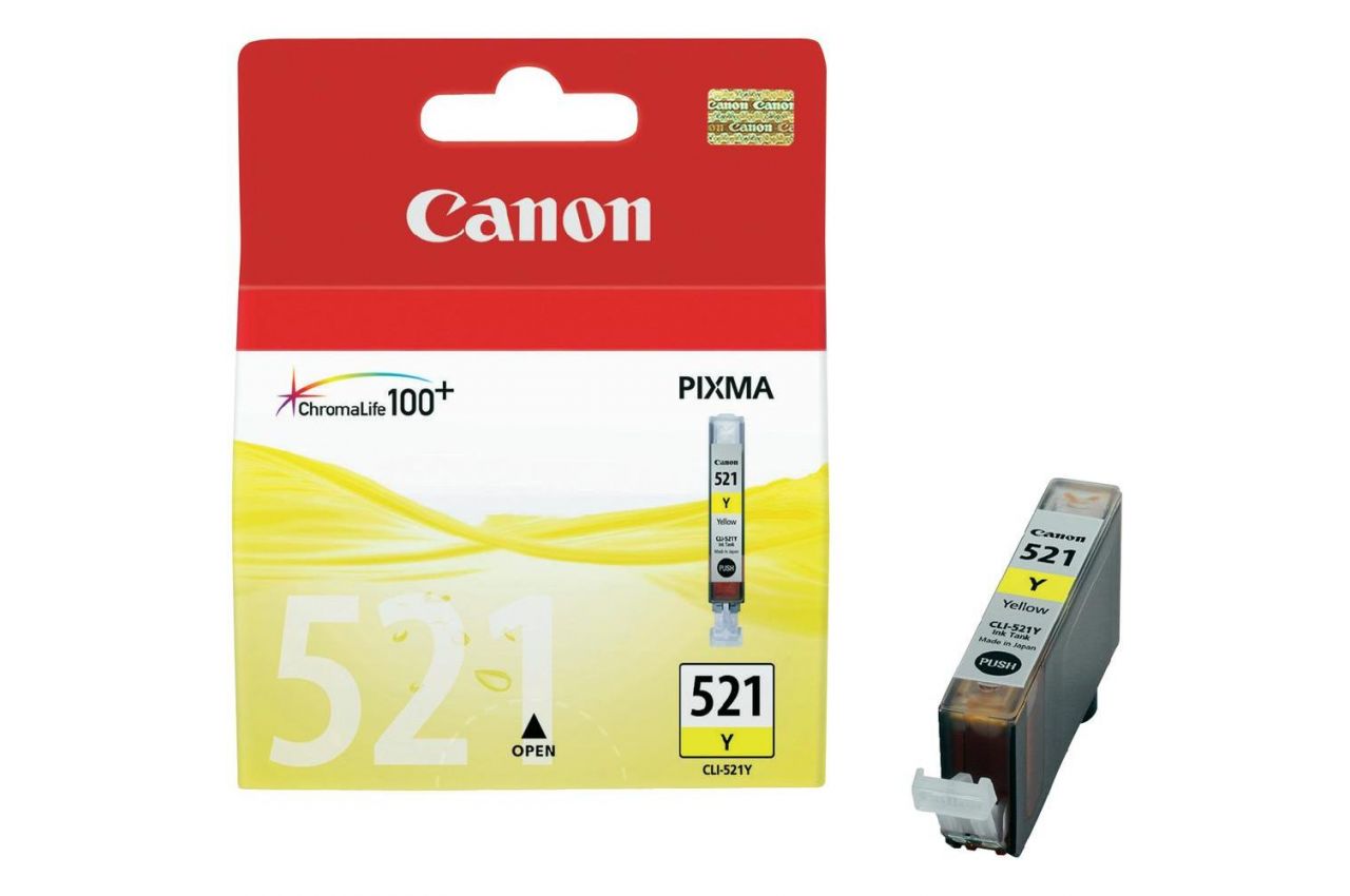 Kasetė Canon CLI-521Y YL 505psl OEM