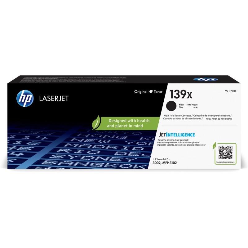 Kasetė HP No.139X (W1390X) BK 4.000psl OEM