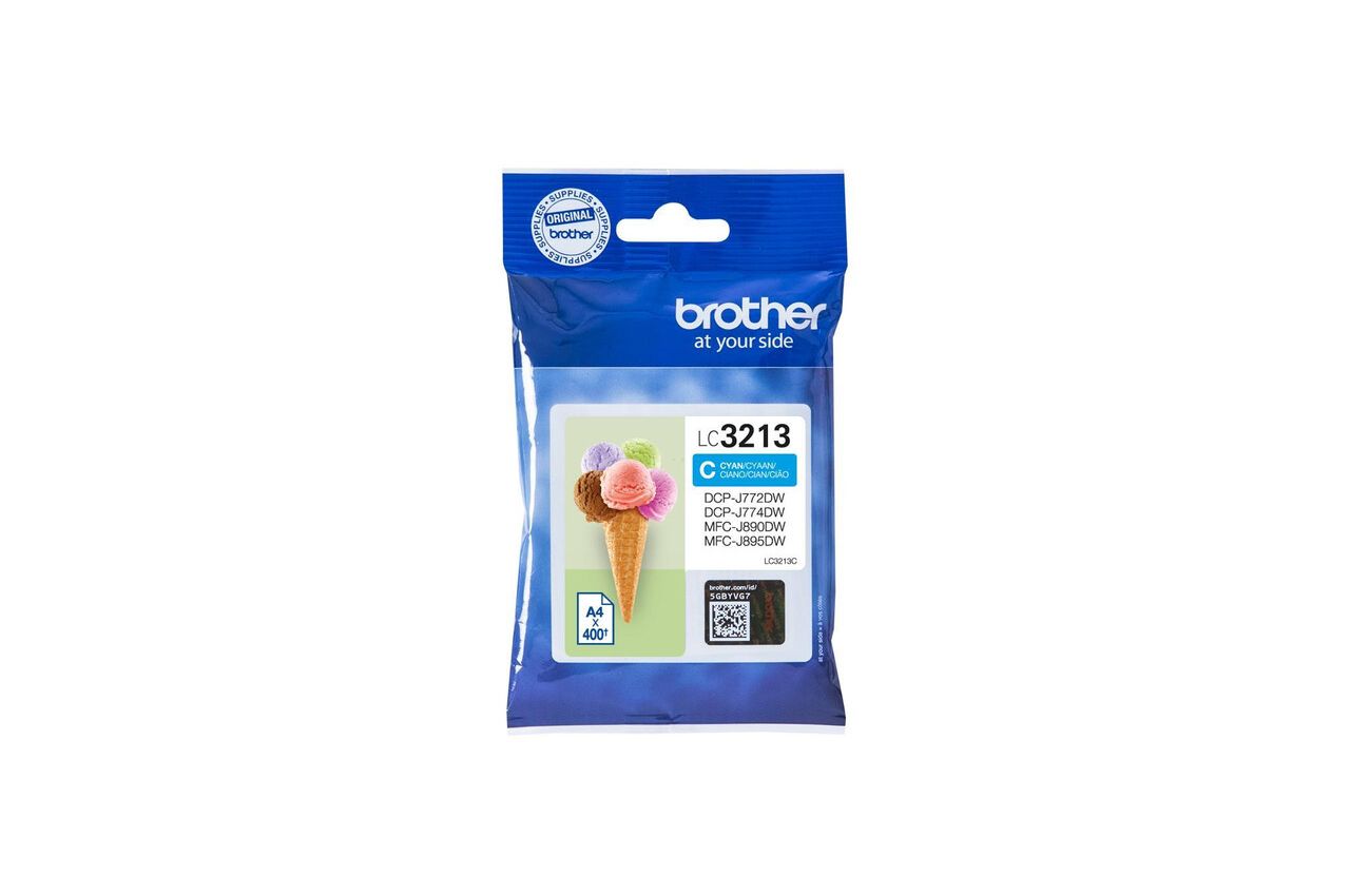 Kasetė Brother LC3213 CY 400psl OEM Expired 2023 Nowember