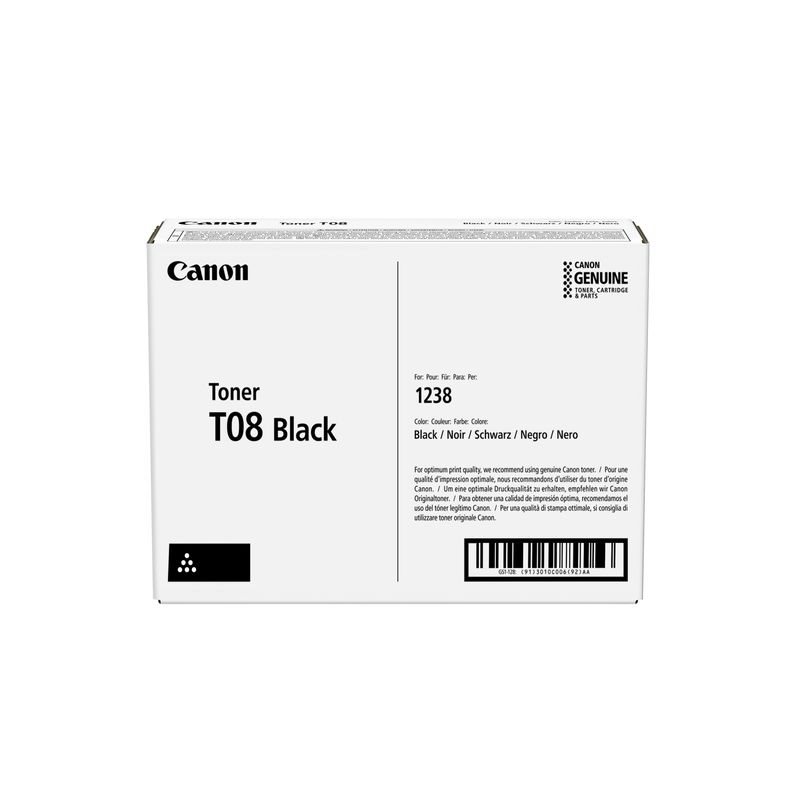 Kasetė Canon T08 (3010C006) BK 11K OEM