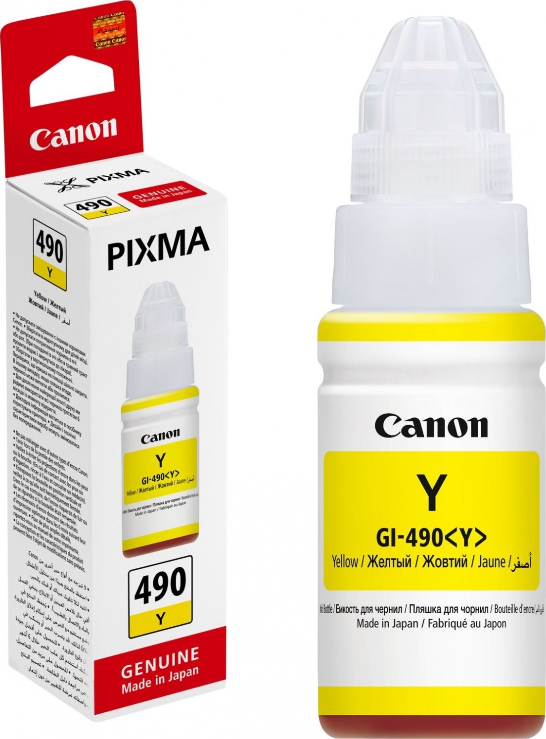 Ink Canon GI-490 (0666C001) Nachfulltinte YL OEM
