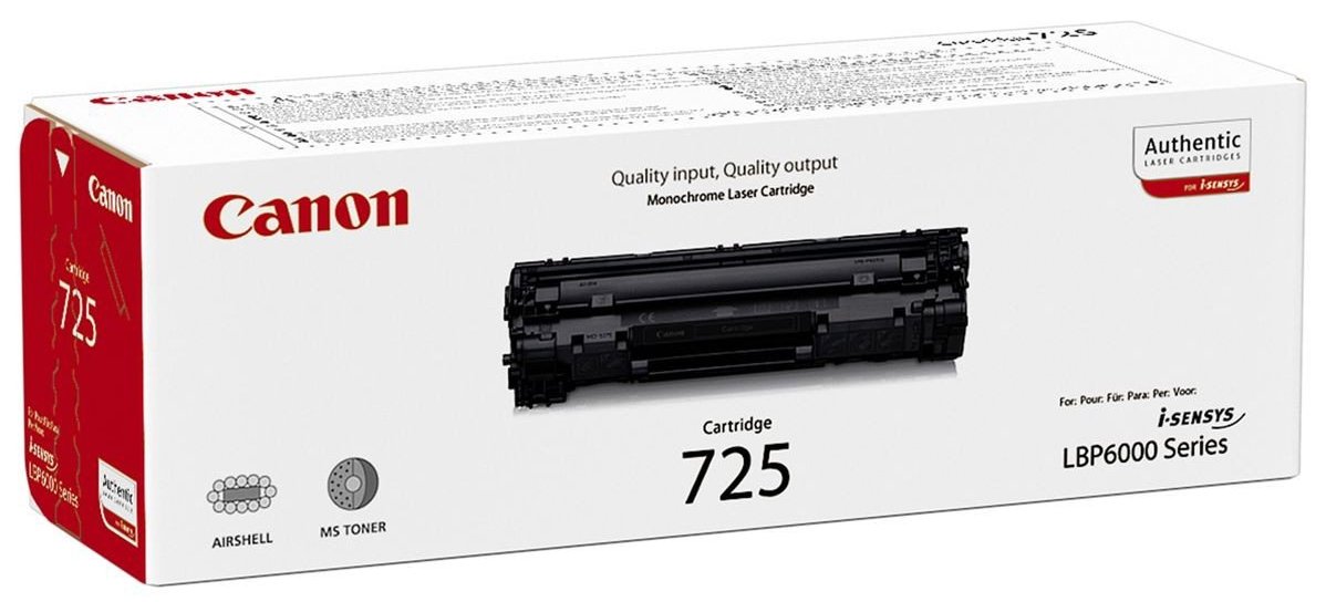 Kasetė Canon 725 (3484B002) BK 1600psl OEM