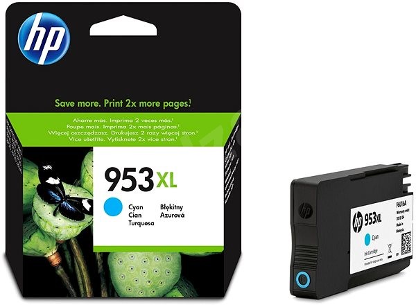 Kasetė HP No.953XL (F6U16AE) CY 1600psl. OEM