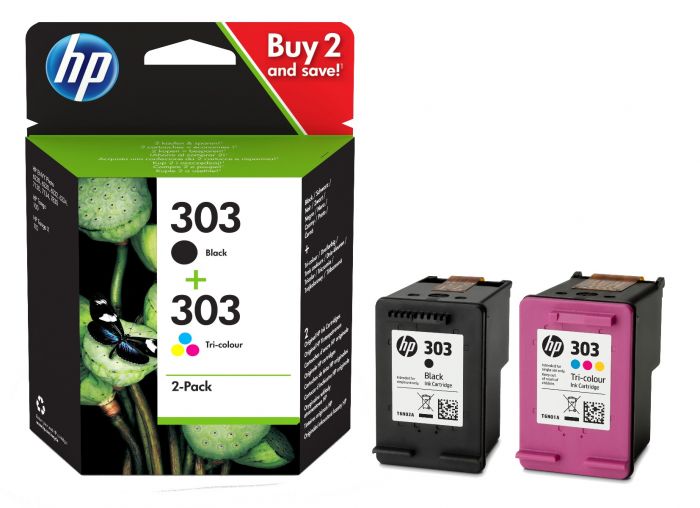 Kasetė HP No.303 (3YM92AE) BK+CMY pack OEM