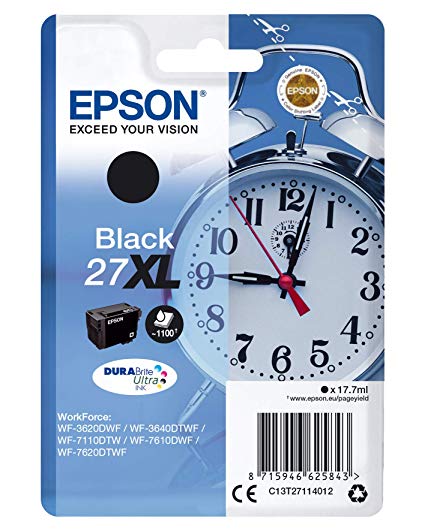 Kasetė Epson T27XL (C13T27114012) BK 1.1K OEM