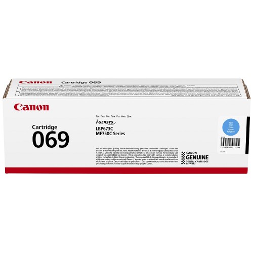 Kasetė Canon 069 (5093C002) CY 1.900psl OEM