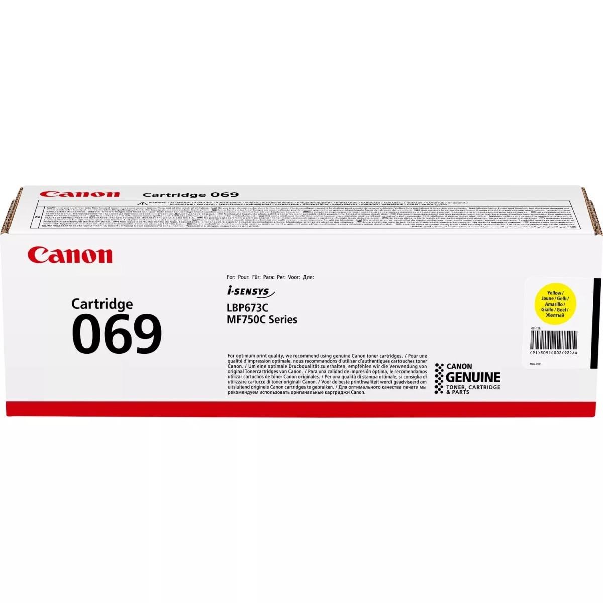 Kasetė Canon 069 (5091C002) YL 1.900psl OEM