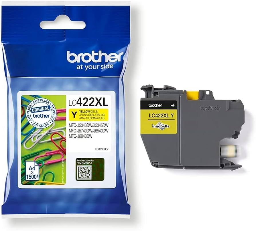 Kasetė Brother LC422XL YL 1.5K OEM