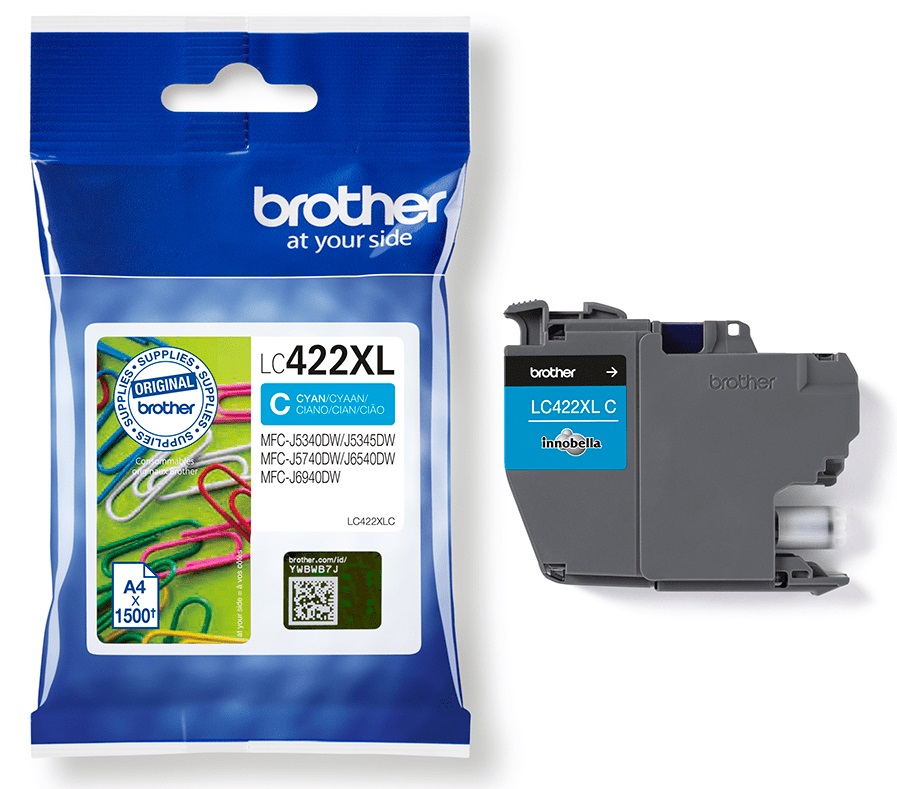 Kasetė Brother LC422XL CY 1.5K OEM