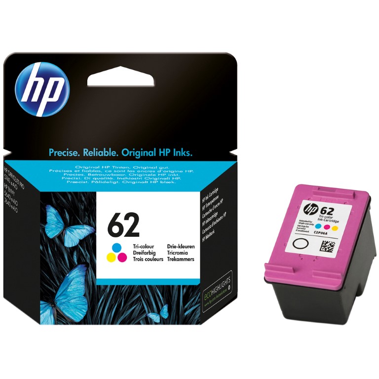 Kasetė HP No.62 (C2P06AE) CMY 165psl. OEM