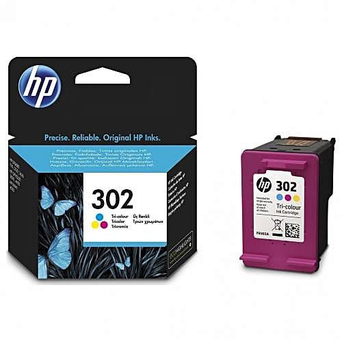 Kasetė HP No.302A (F6U65AE) CMY 165psl OEM