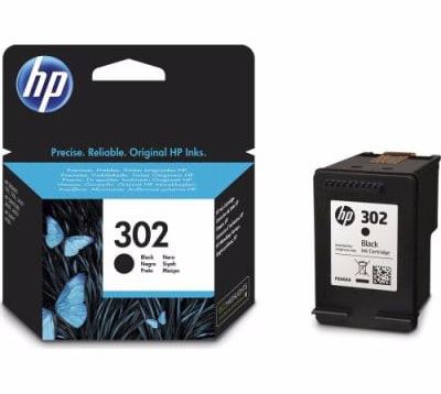Kasetė HP No.302A (F6U66AE) BK 190psl. OEM