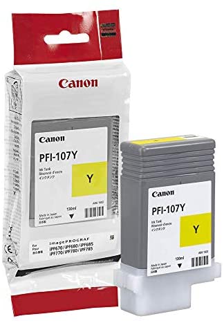 Kasetė Canon PFI-107Y (6708B001) YL 130ml OEM