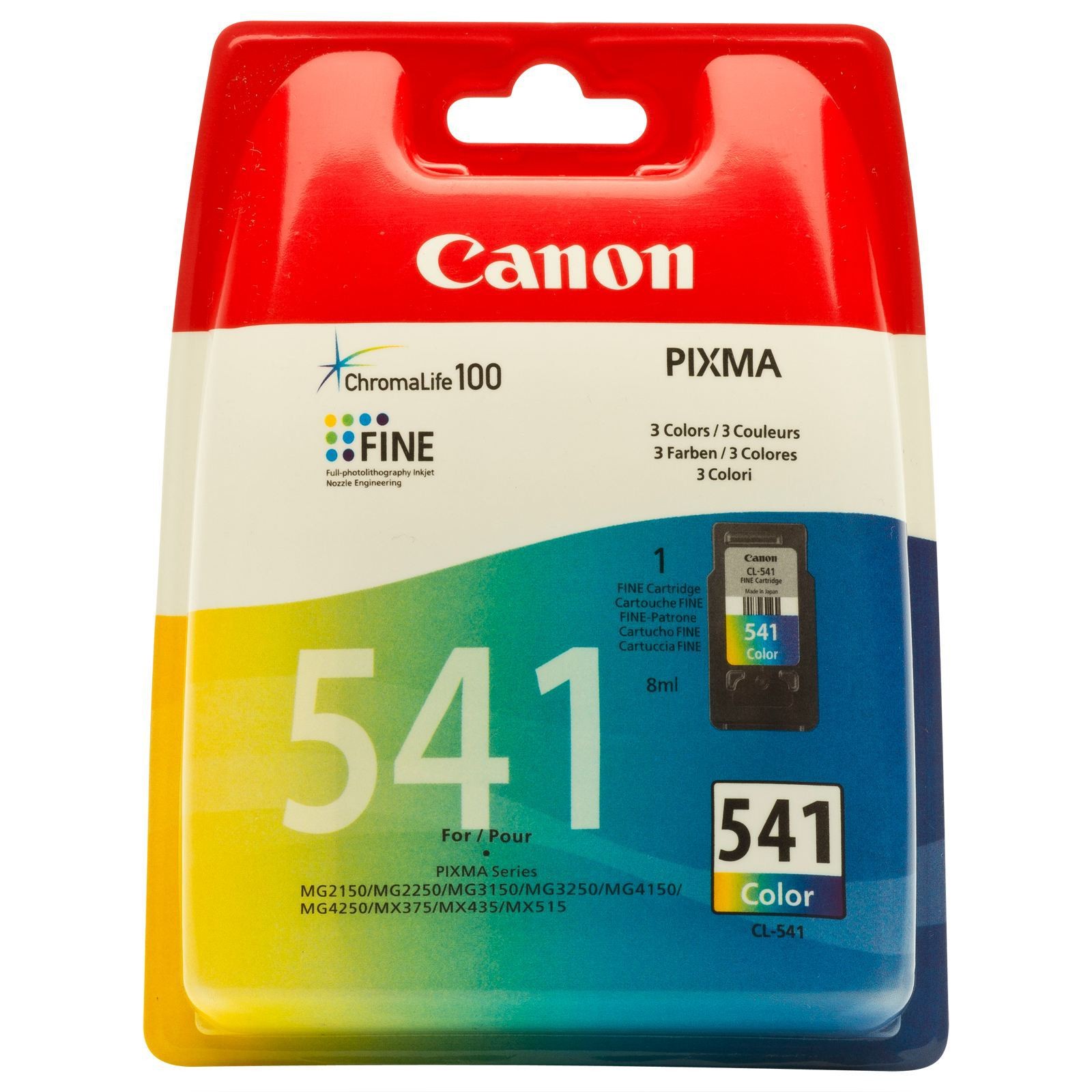 Kasetė Canon CL-541 CMY 180psl OEM