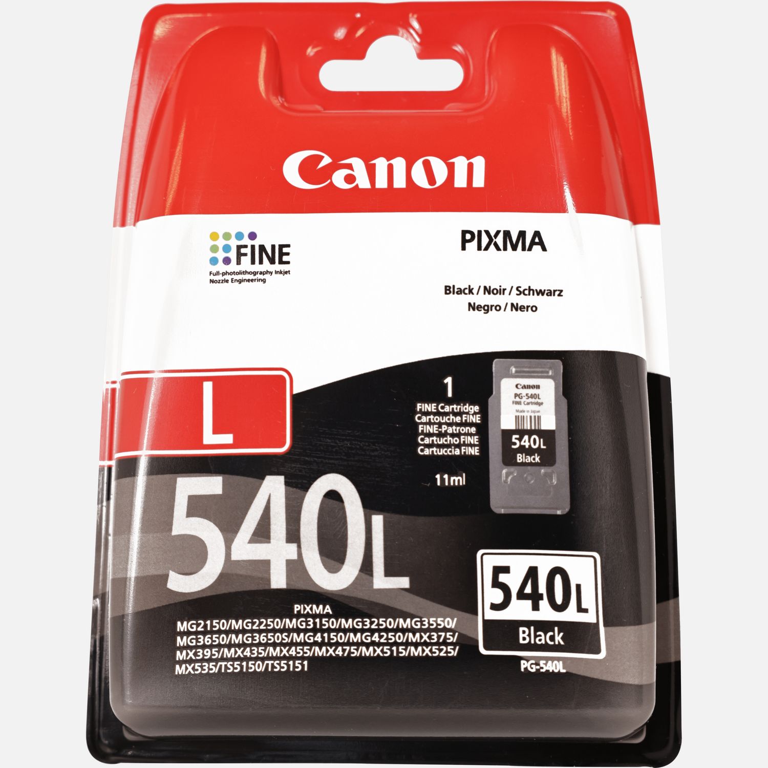 Kasetė Canon PG-540L (5224B010) BK 300psl OEM