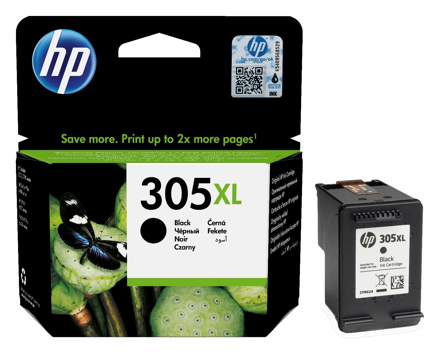 Kasetė HP No.305XL (3YM62AE) BK 240psl OEM