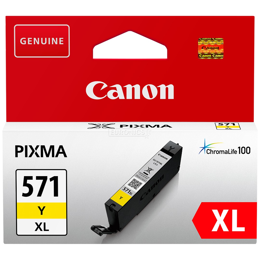 Kasetė Canon CLI-571XL (0334C001) YL 11ml OEM