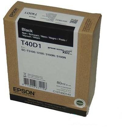 Kasetė Epson T40D1 BK 80ml. OEM