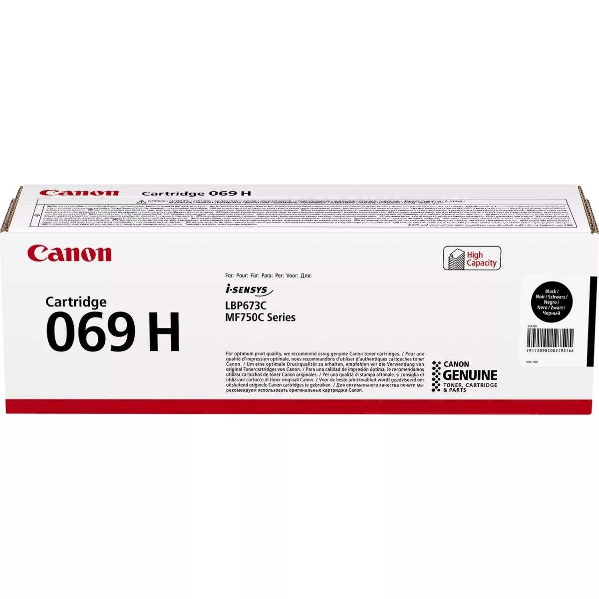 Kasetė Canon 069H (5098C002) BK 7.600psl OEM